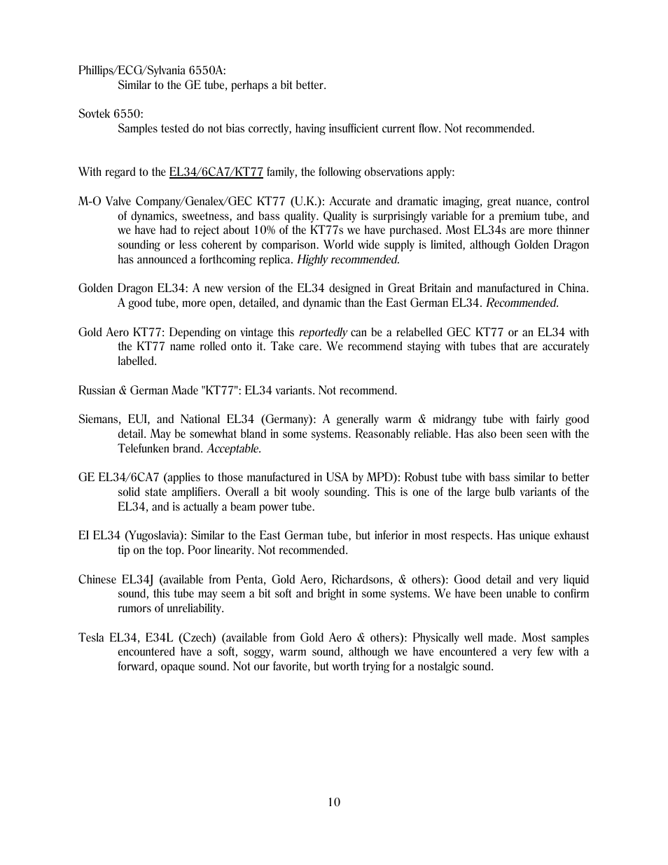 VAC PA160 Mk I User Manual | Page 10 / 13