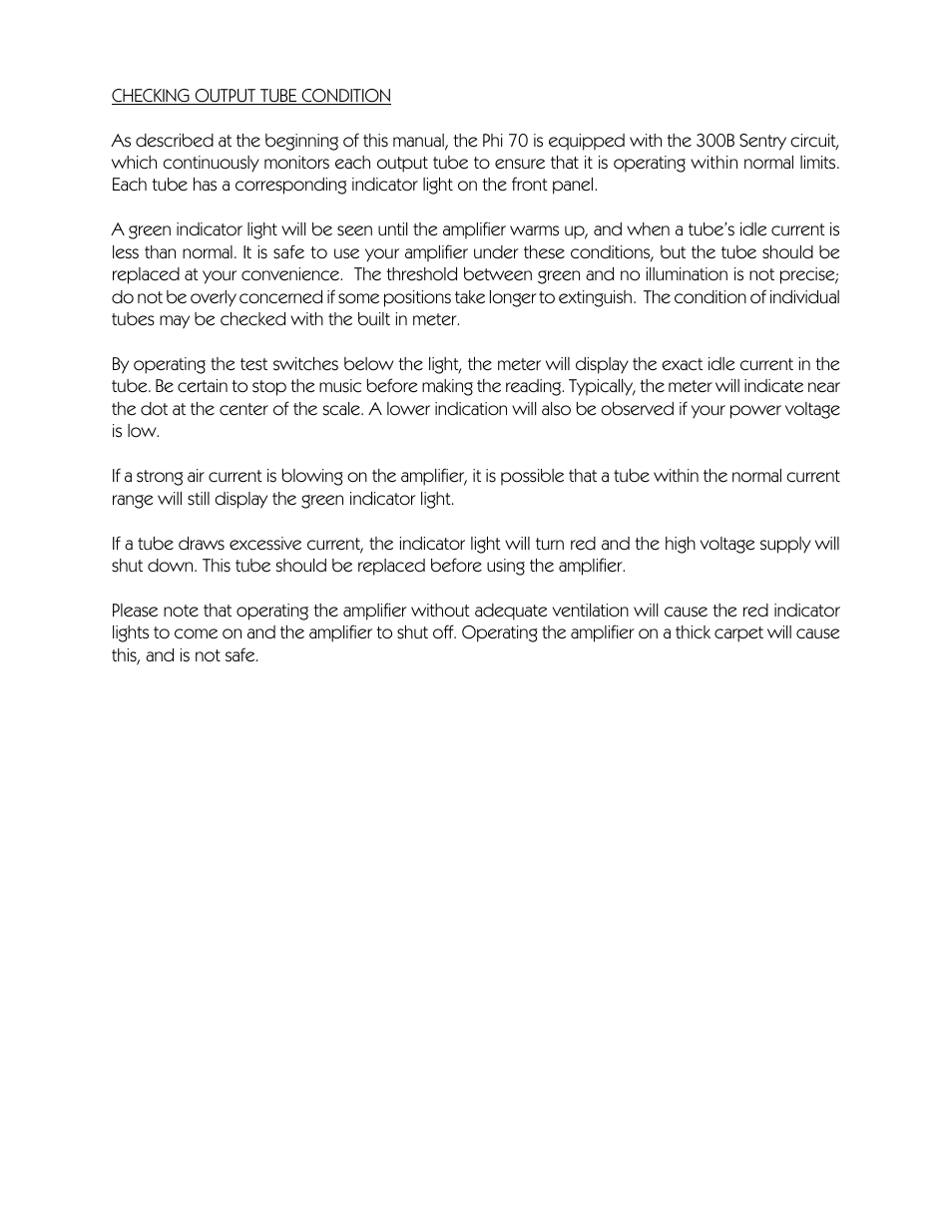 VAC Phi 70 User Manual | Page 12 / 19