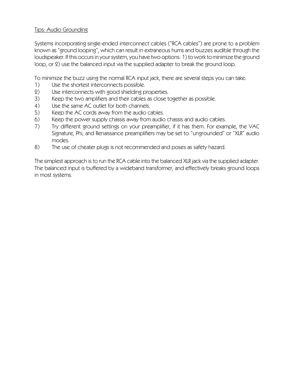 VAC Phi 70 User Manual | Page 17 / 19