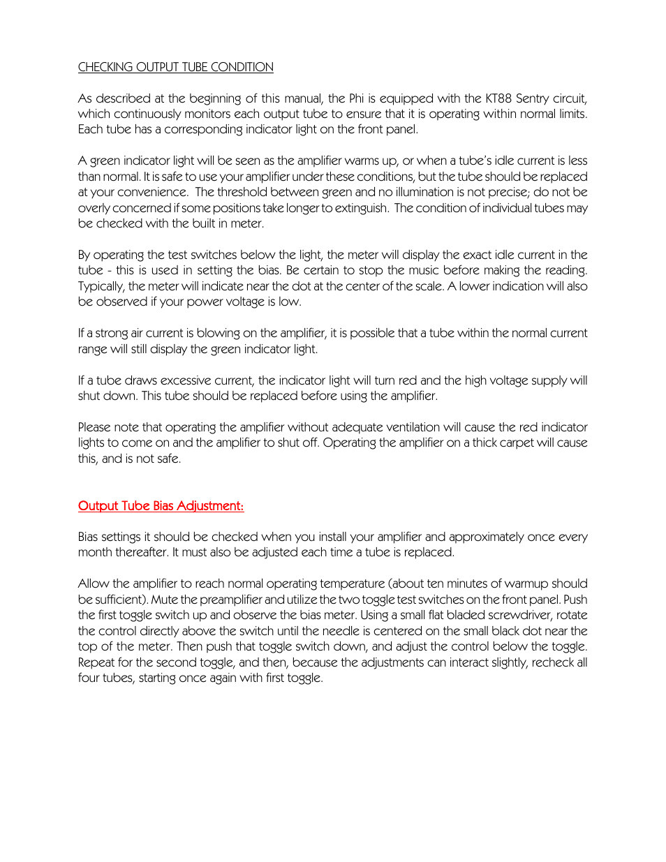 VAC Phi 220 User Manual | Page 13 / 20