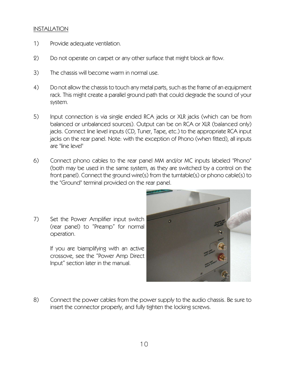 VAC Phi "Kappa 30i" User Manual | Page 11 / 24