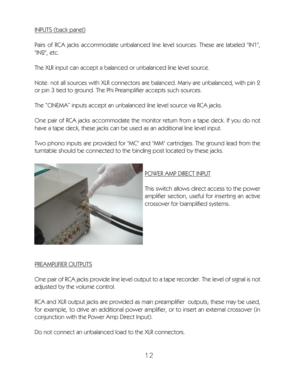 VAC Phi "Kappa 30i" User Manual | Page 13 / 24