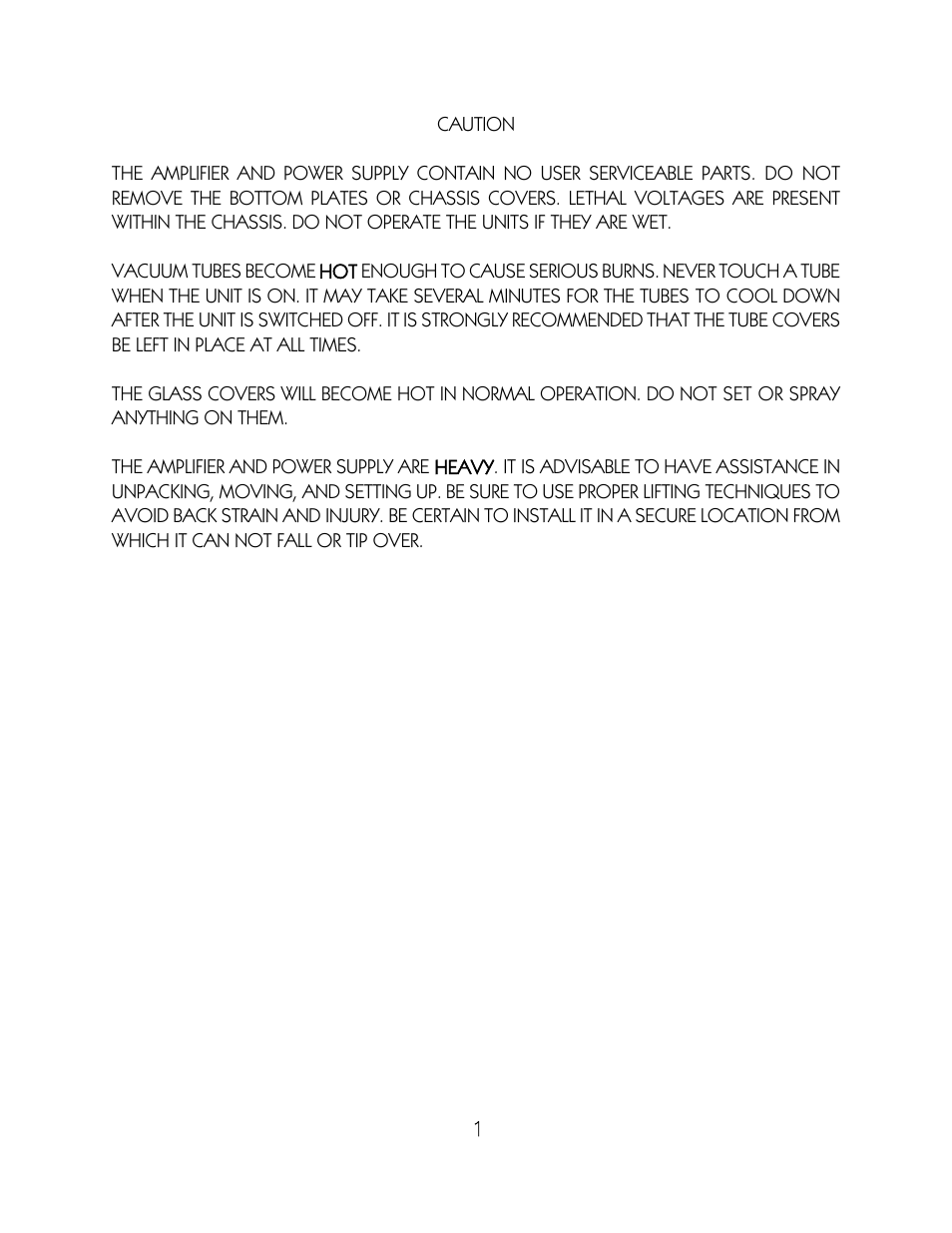 VAC Phi "Kappa 30i" User Manual | Page 2 / 24
