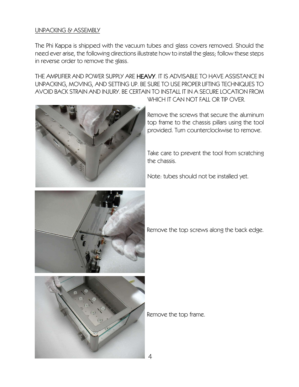 VAC Phi "Kappa 30i" User Manual | Page 5 / 24