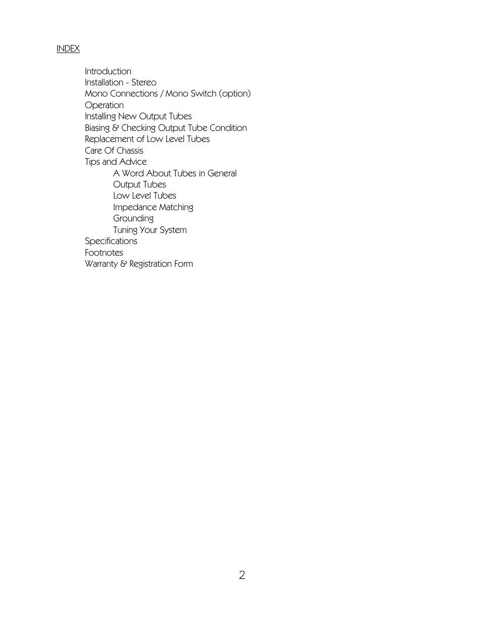 VAC Phi 200 User Manual | Page 3 / 17