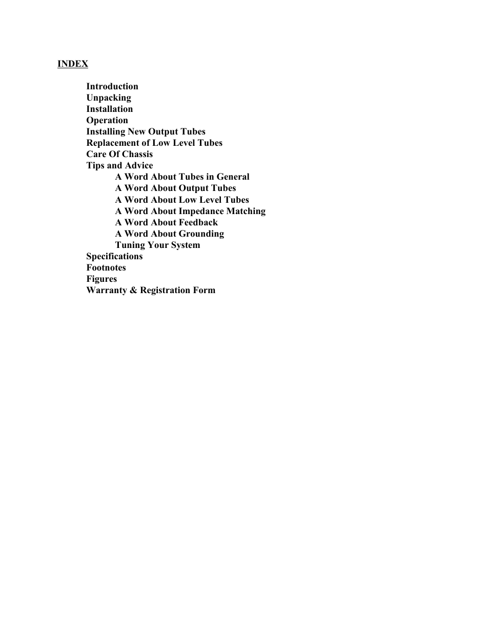 VAC Renaissance 140 User Manual | Page 4 / 14