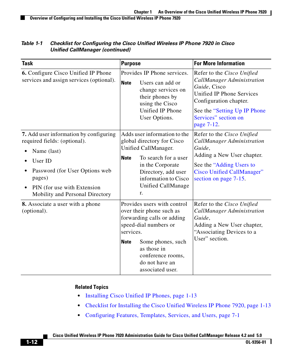 Cisco CISCO UNIFIED WIRELESS IP PHONE 7920 User Manual | Page 12 / 16