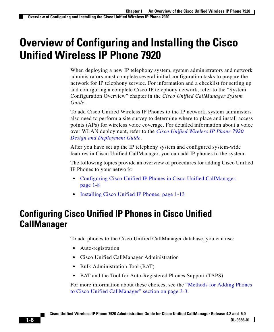 Cisco CISCO UNIFIED WIRELESS IP PHONE 7920 User Manual | Page 8 / 16
