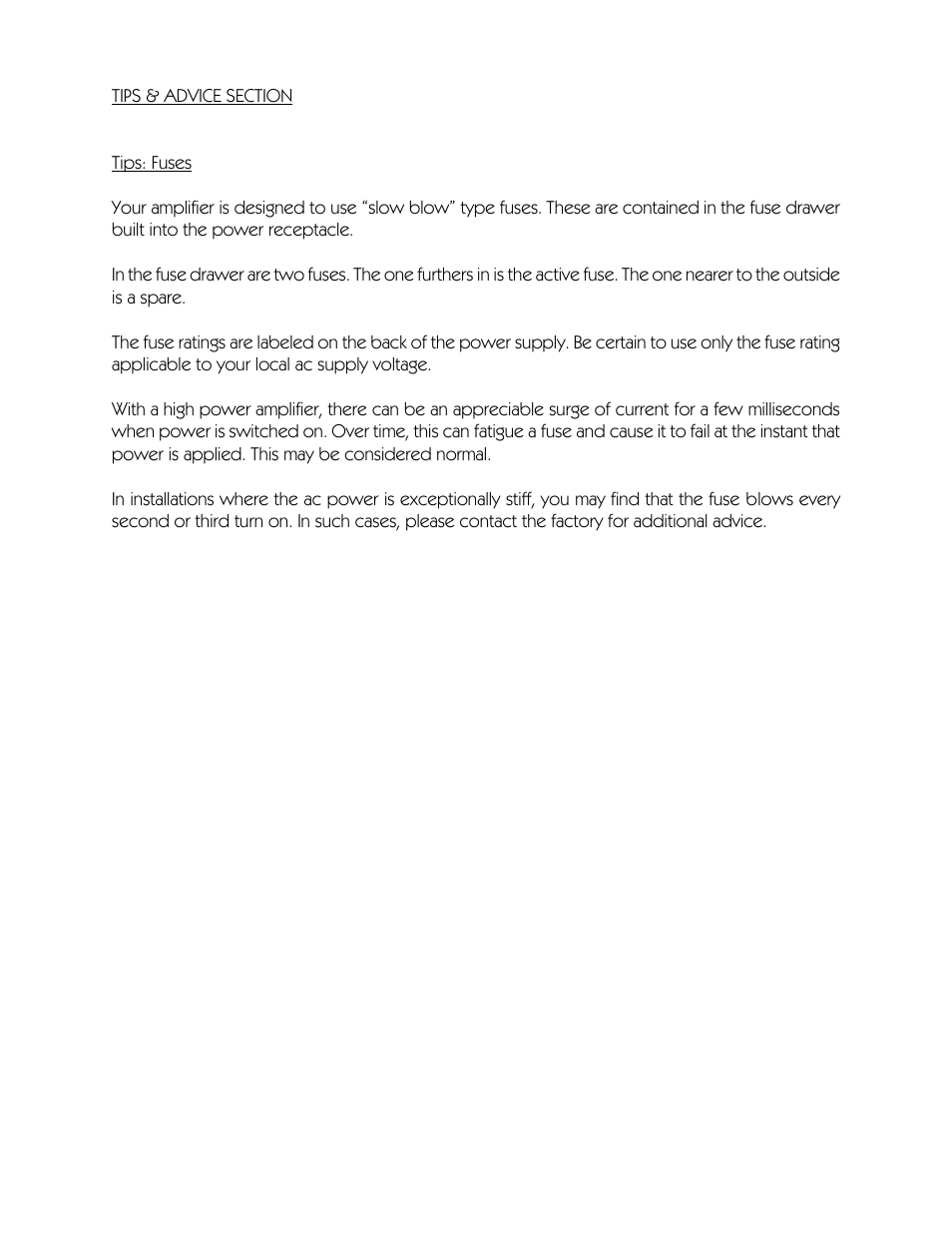 VAC Statement 450 Monoblock User Manual | Page 14 / 20
