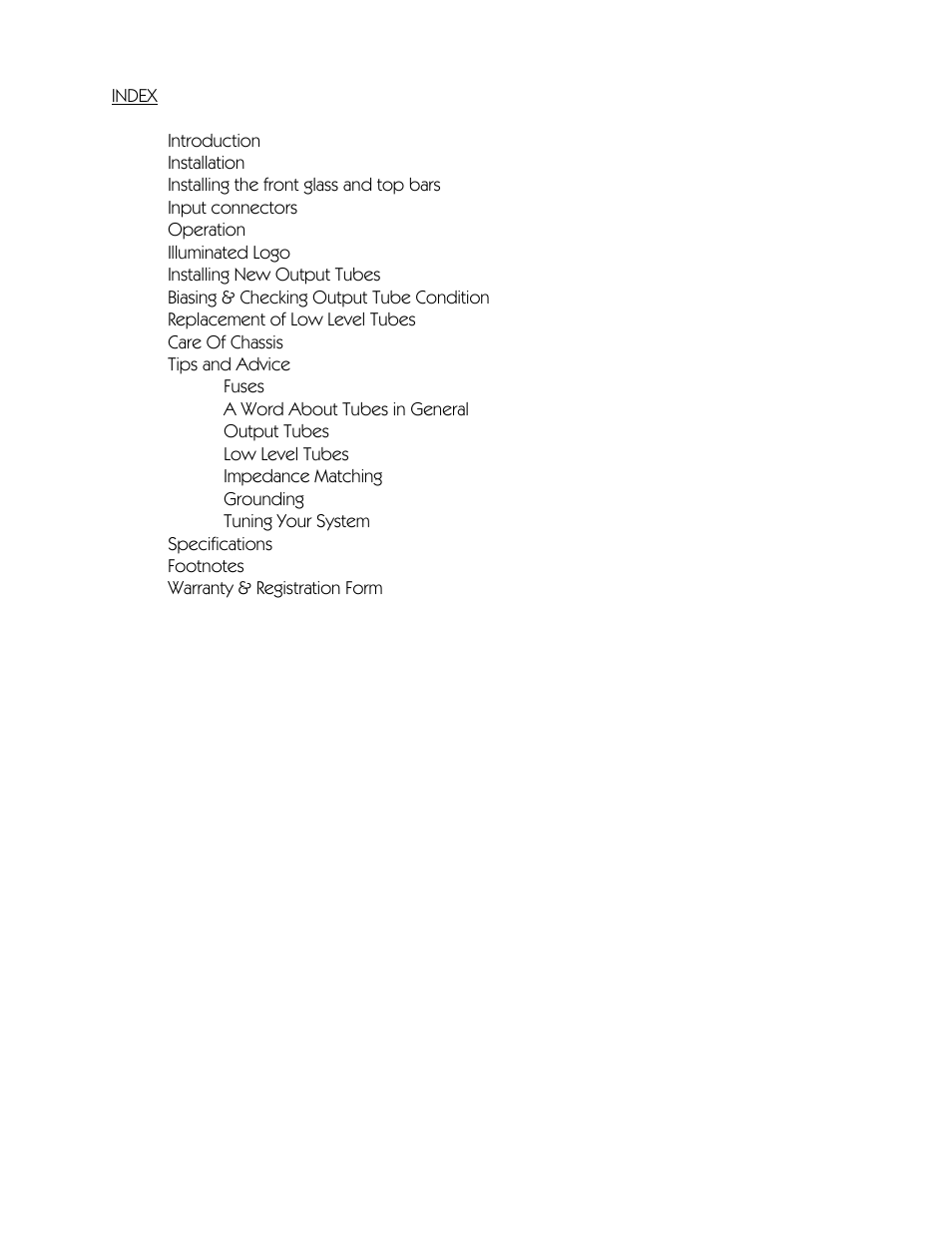 VAC Statement 450 Monoblock User Manual | Page 3 / 20