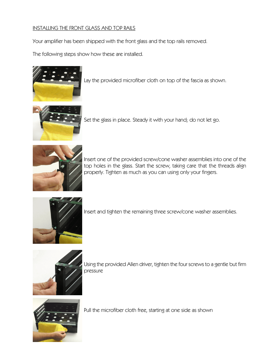 VAC Statement 450 Monoblock User Manual | Page 8 / 20