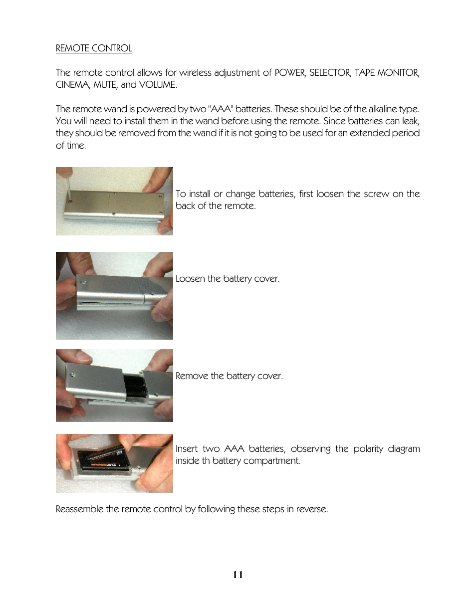VAC Phi 2.0 Master Control Preamplifier User Manual | Page 12 / 15