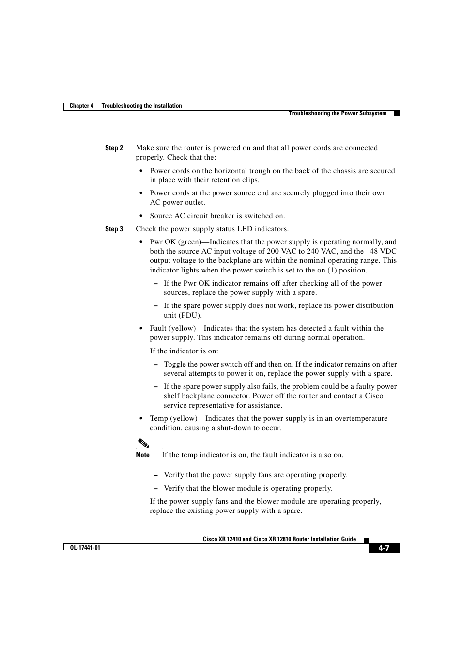 Cisco XR 12410 User Manual | Page 137 / 238