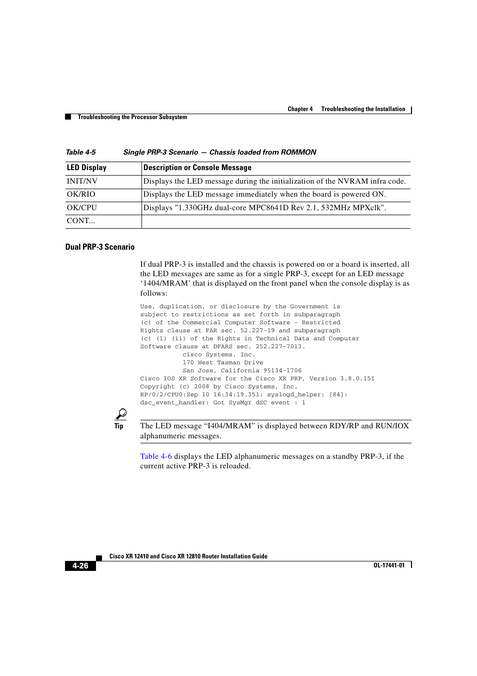 Cisco XR 12410 User Manual | Page 156 / 238