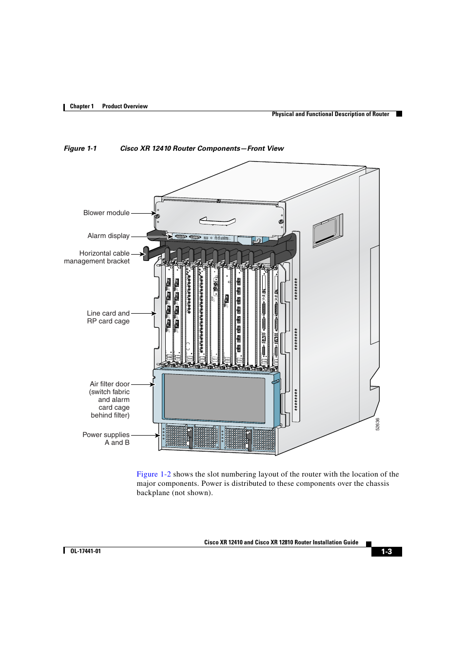 Figure 1-1 | Cisco XR 12410 User Manual | Page 17 / 238