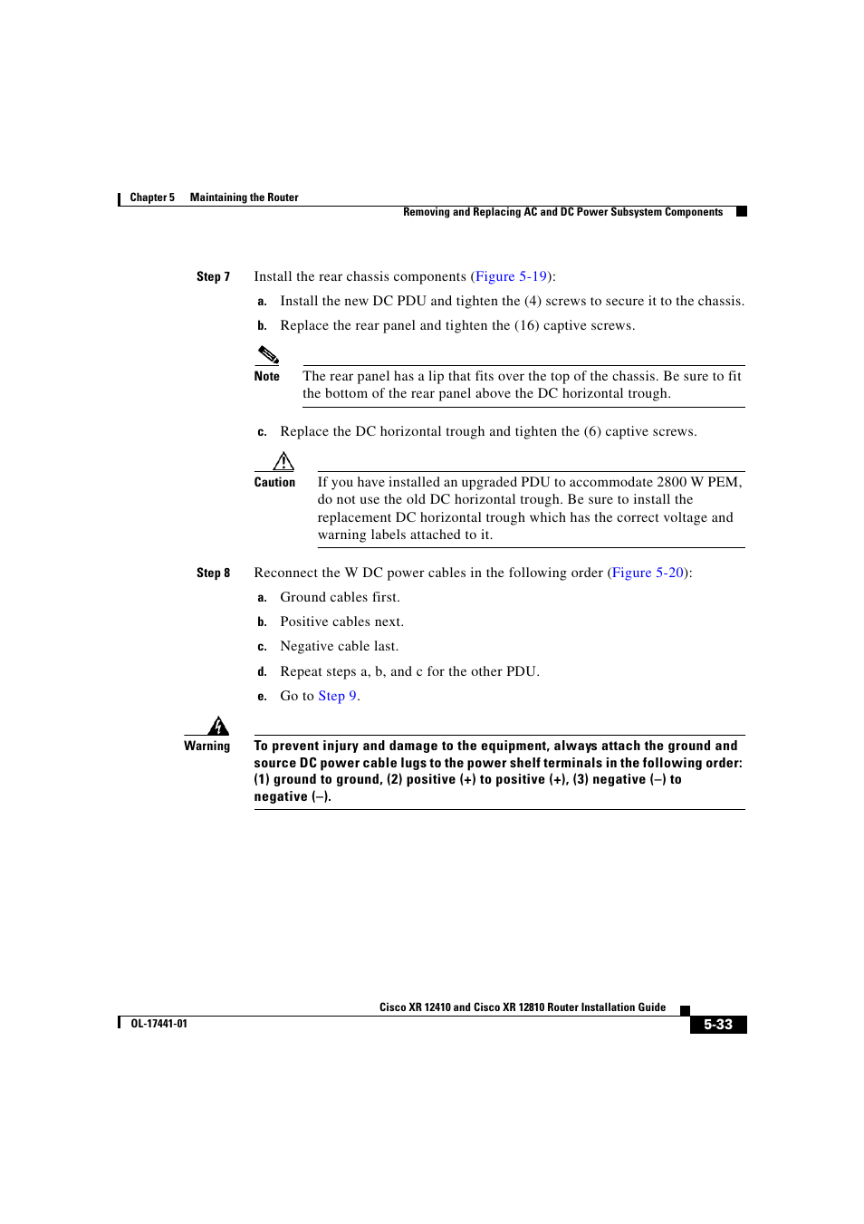 Step 8 | Cisco XR 12410 User Manual | Page 205 / 238