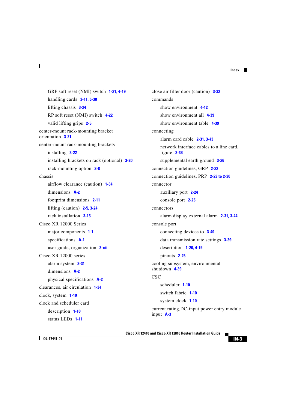 Cisco XR 12410 User Manual | Page 231 / 238