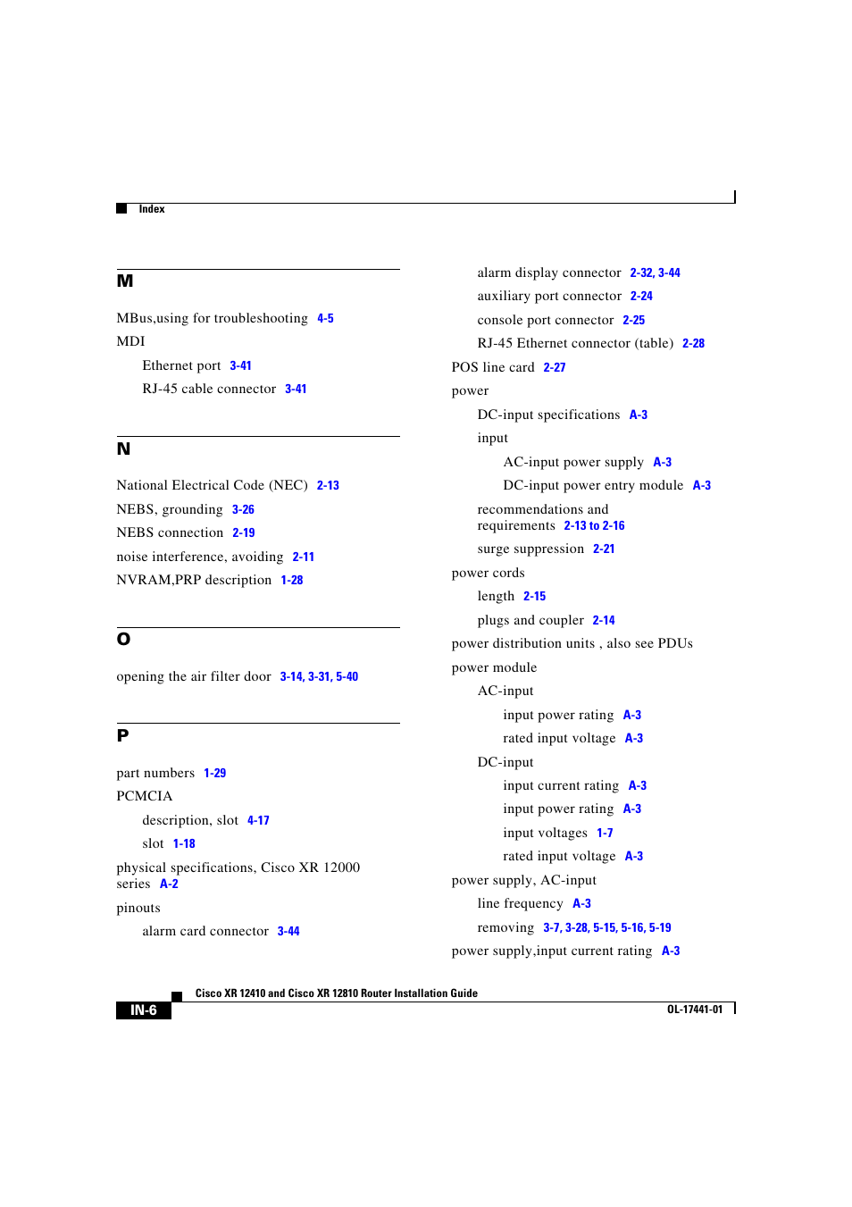 Cisco XR 12410 User Manual | Page 234 / 238