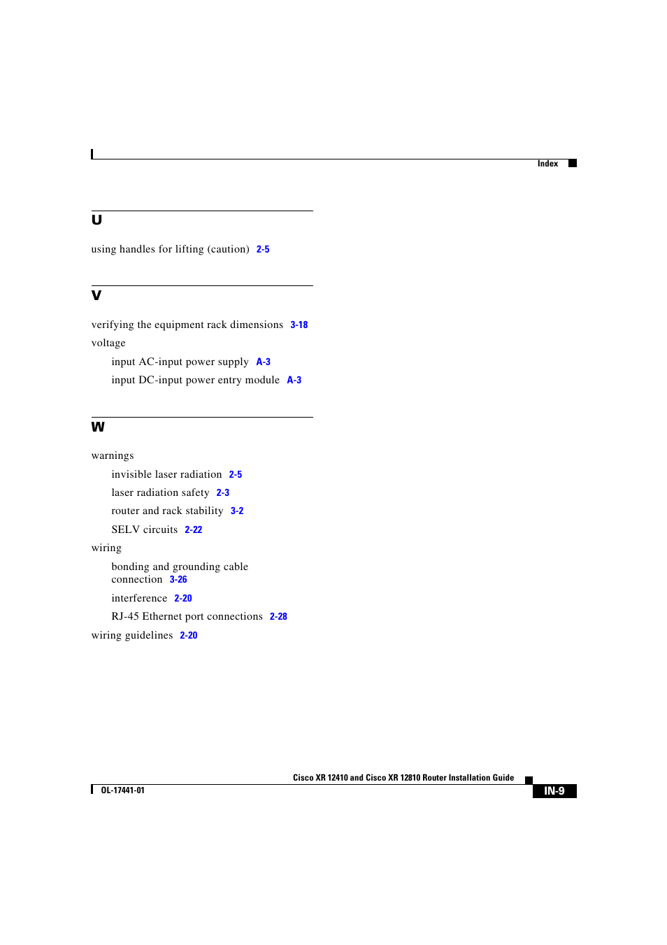 Cisco XR 12410 User Manual | Page 237 / 238