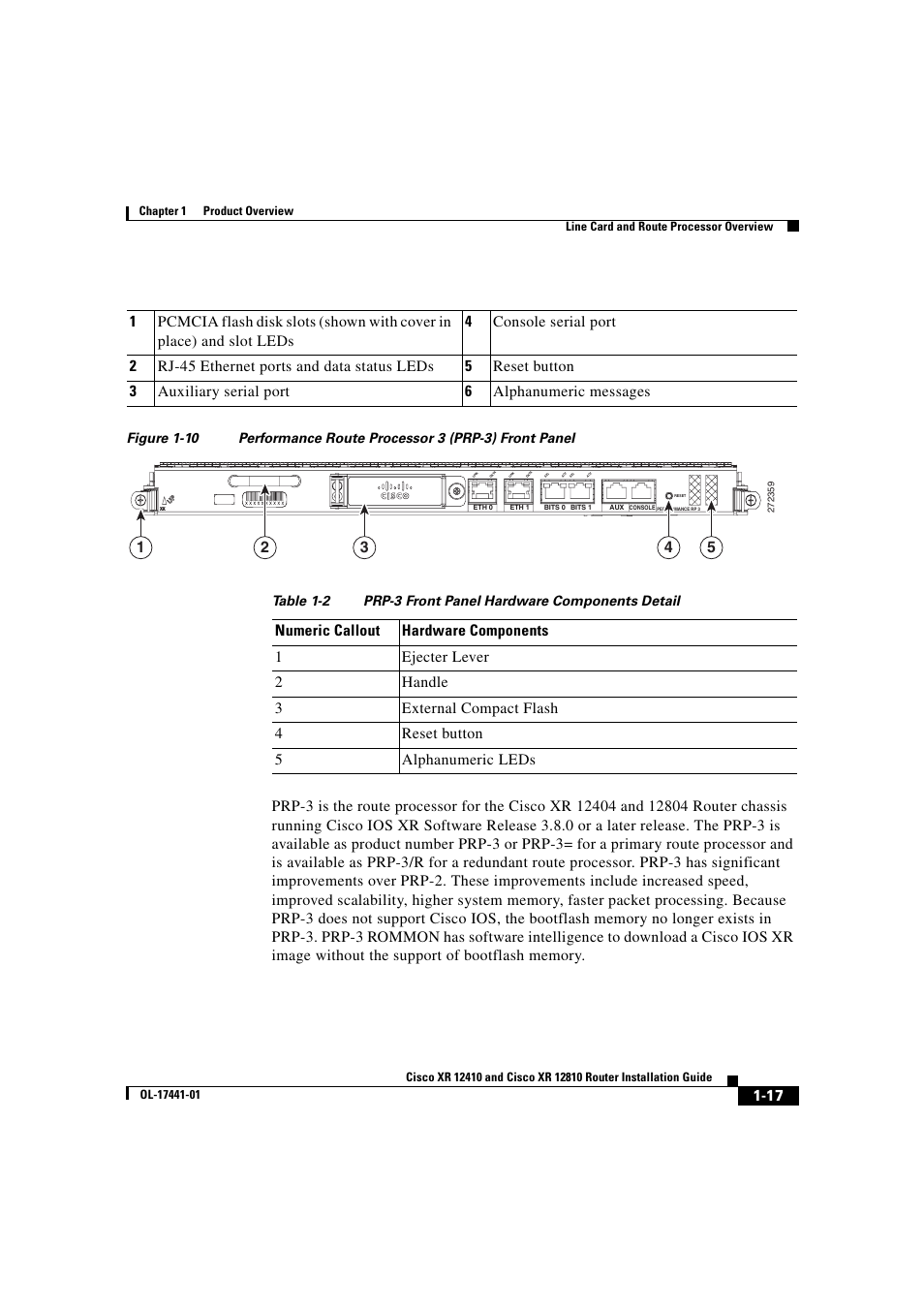 Cisco XR 12410 User Manual | Page 31 / 238