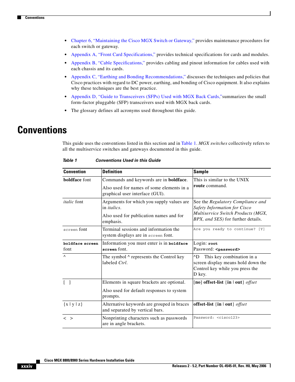 Conventions | Cisco 8800 User Manual | Page 2 / 24