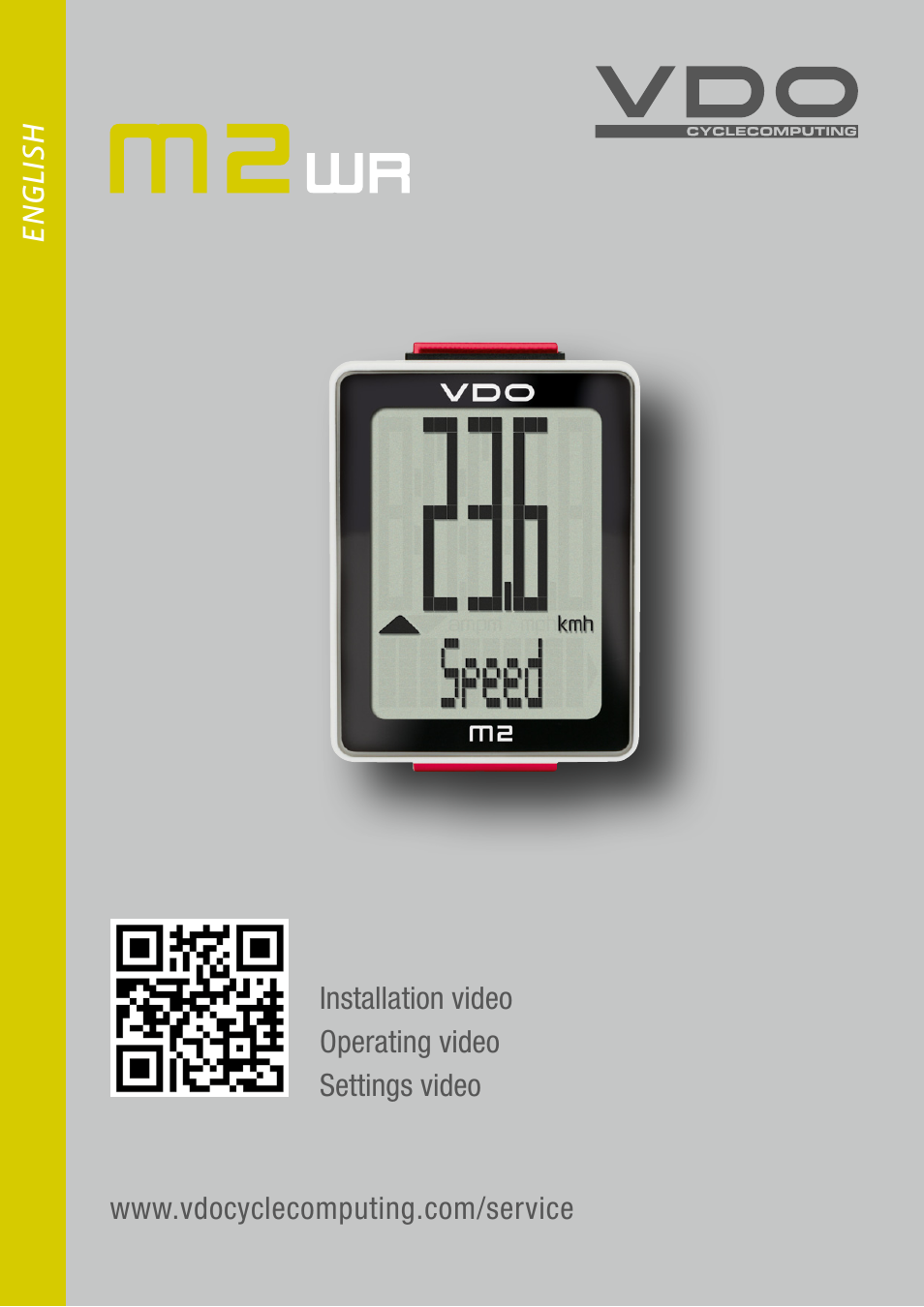 VDO M2WR User Manual | 26 pages