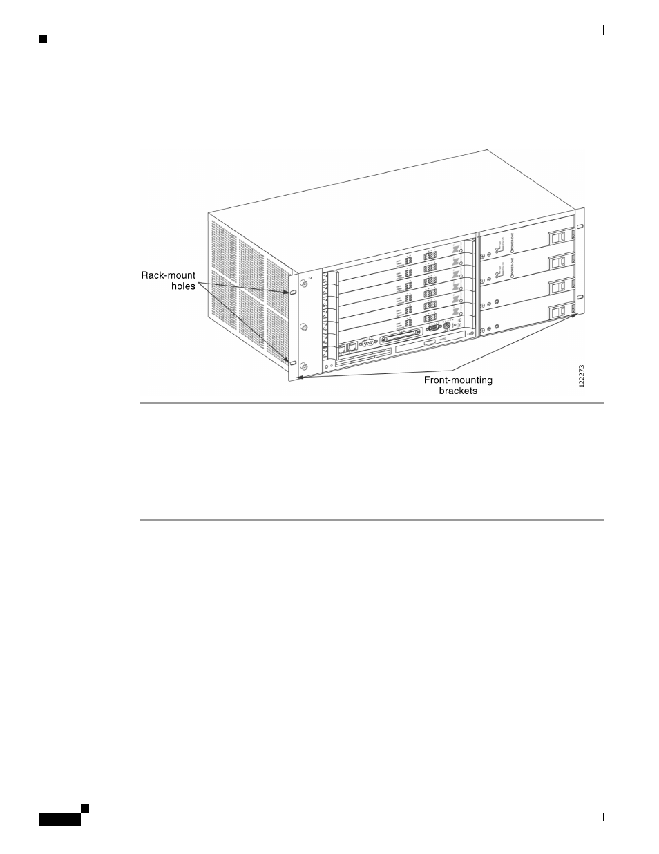 Figure 2-1, Mounting the cisco unified meetingplace 8112 in a | Cisco 700 MHz User Manual | Page 28 / 134
