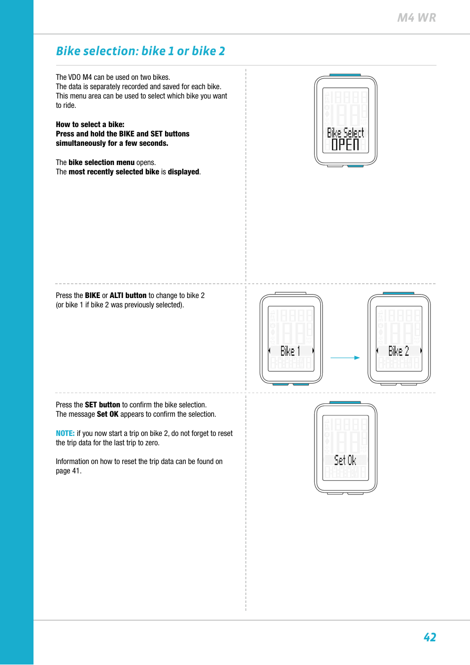 VDO M4WR User Manual | Page 42 / 52