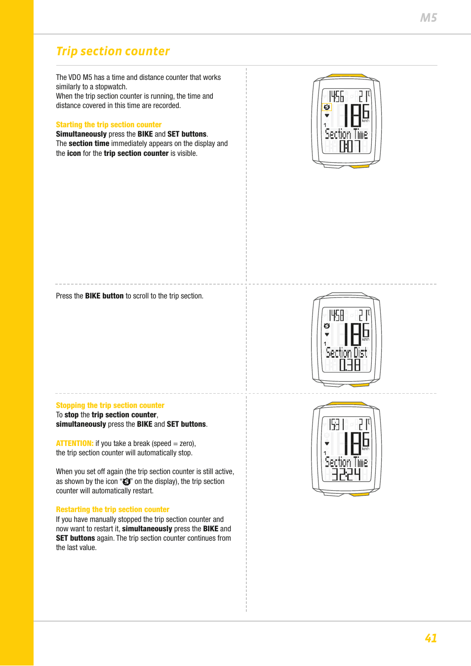 VDO M5WL User Manual | Page 41 / 61