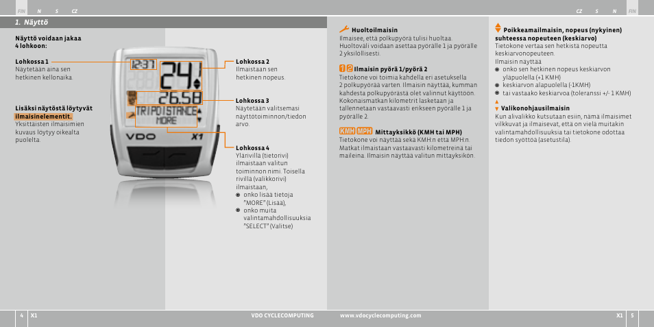 VDO WR X1 User Manual | Page 101 / 242
