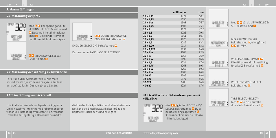 VDO WR X1 User Manual | Page 122 / 242