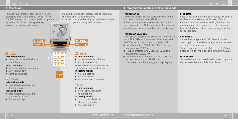 VDO WR X1 User Manual | Page 141 / 242