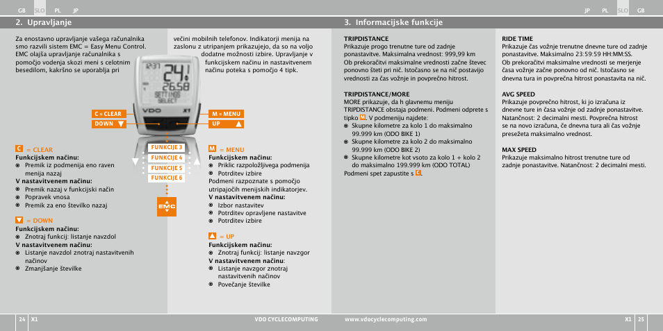 VDO WR X1 User Manual | Page 150 / 242