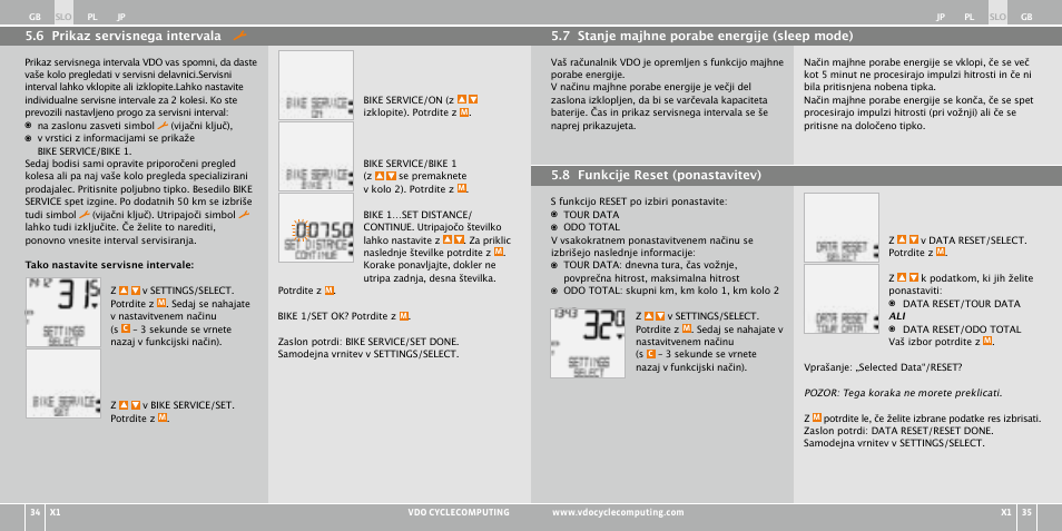 VDO WR X1 User Manual | Page 155 / 242