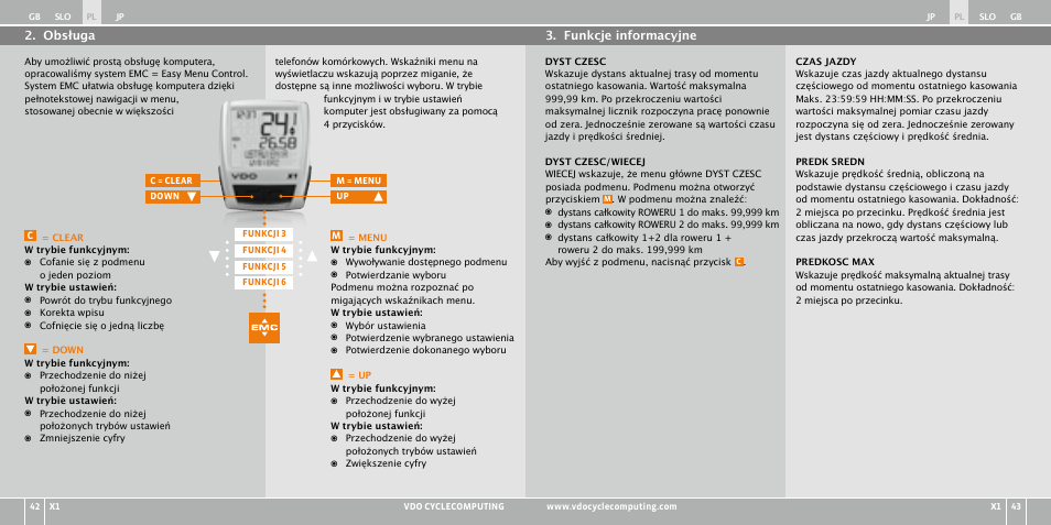 VDO WR X1 User Manual | Page 159 / 242