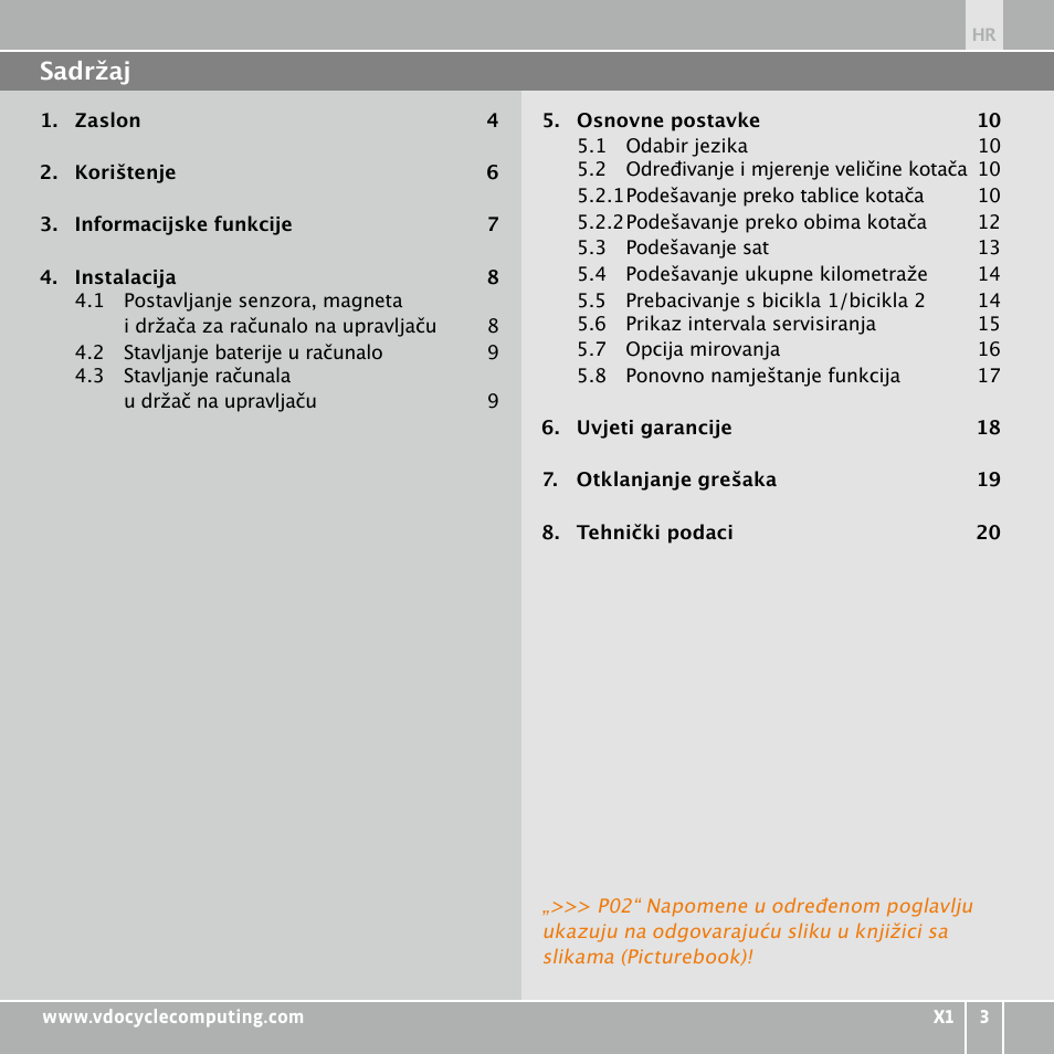 VDO WR X1 User Manual | Page 177 / 242