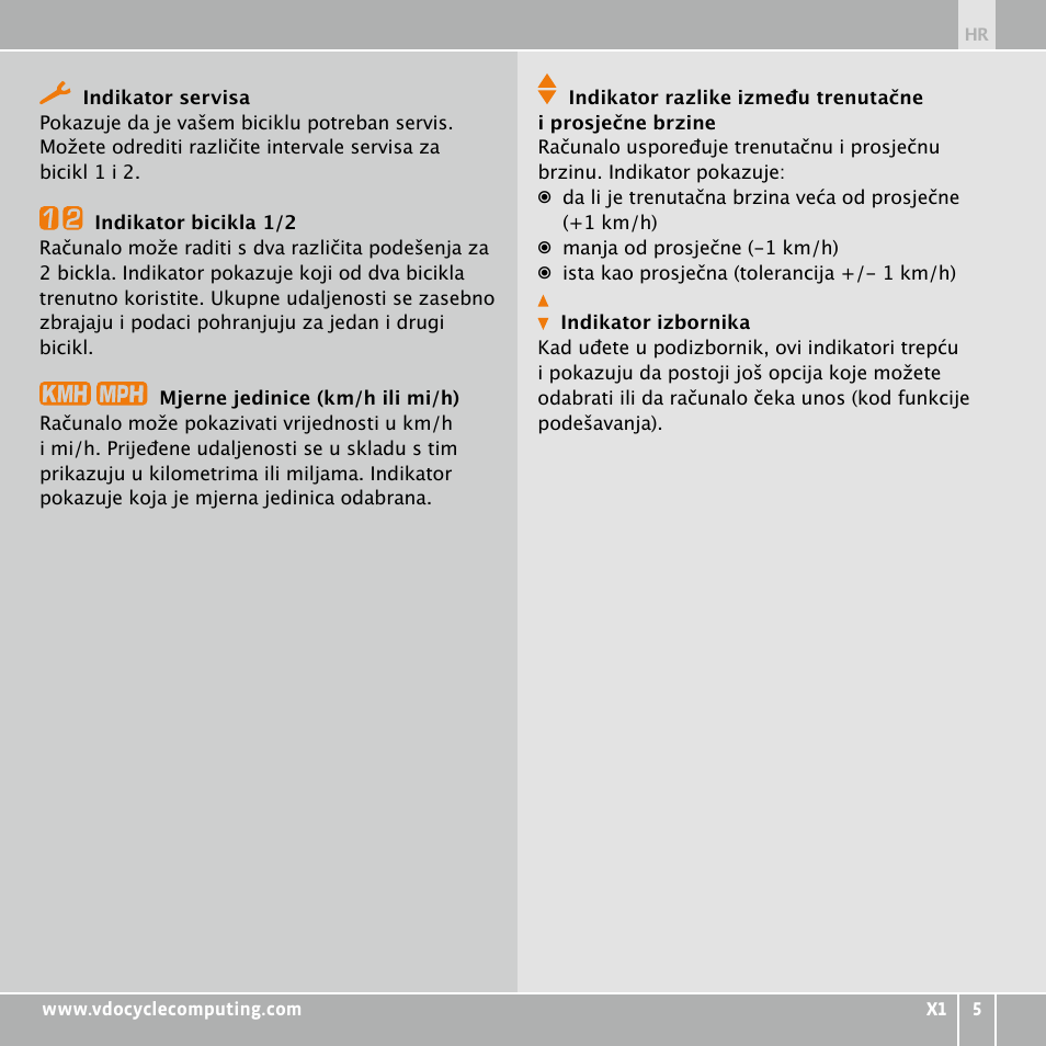 VDO WR X1 User Manual | Page 179 / 242