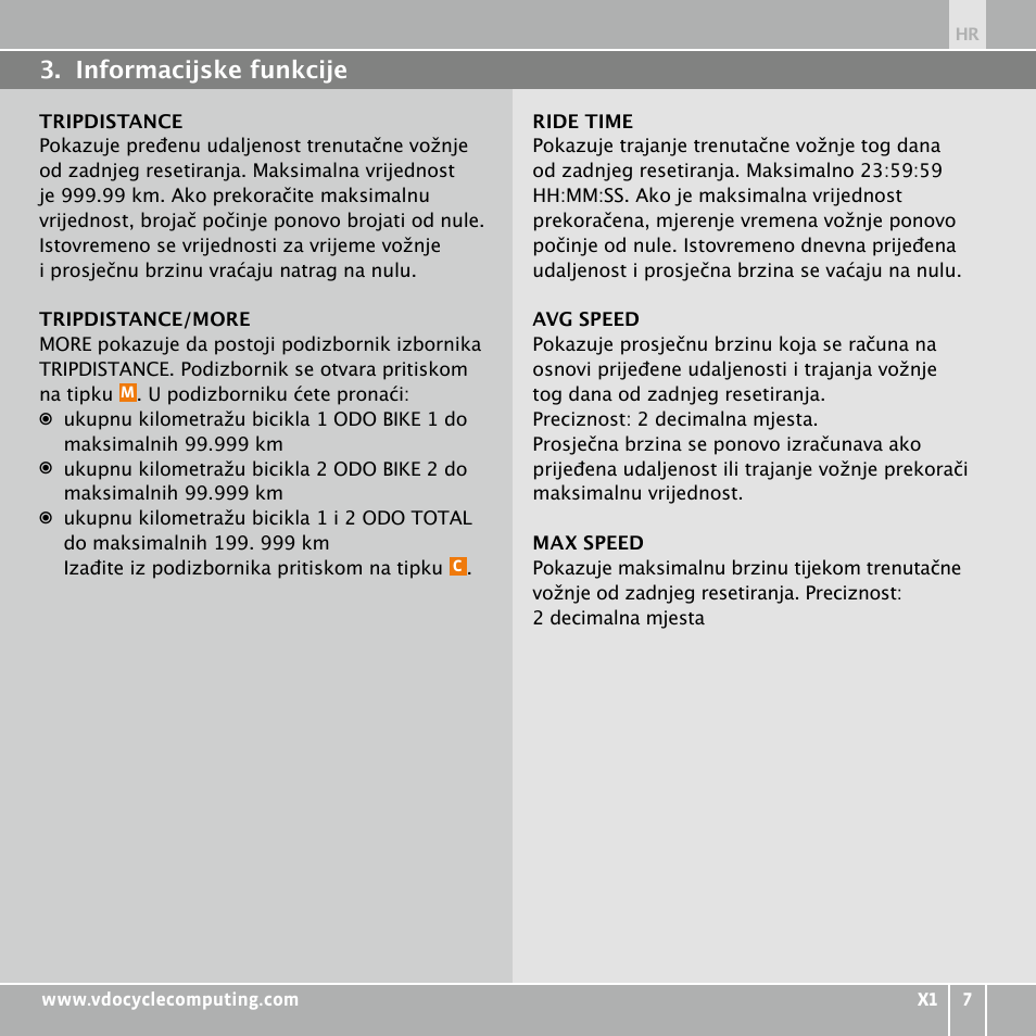 VDO WR X1 User Manual | Page 181 / 242