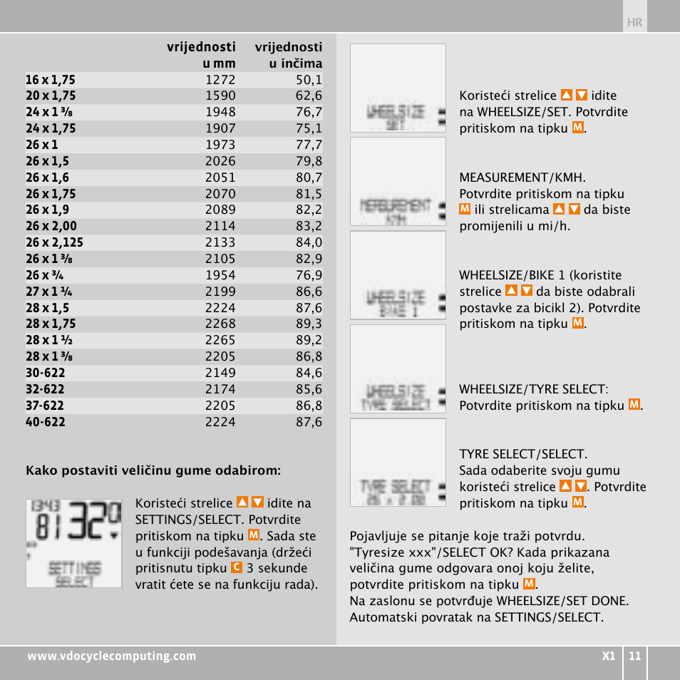 VDO WR X1 User Manual | Page 185 / 242