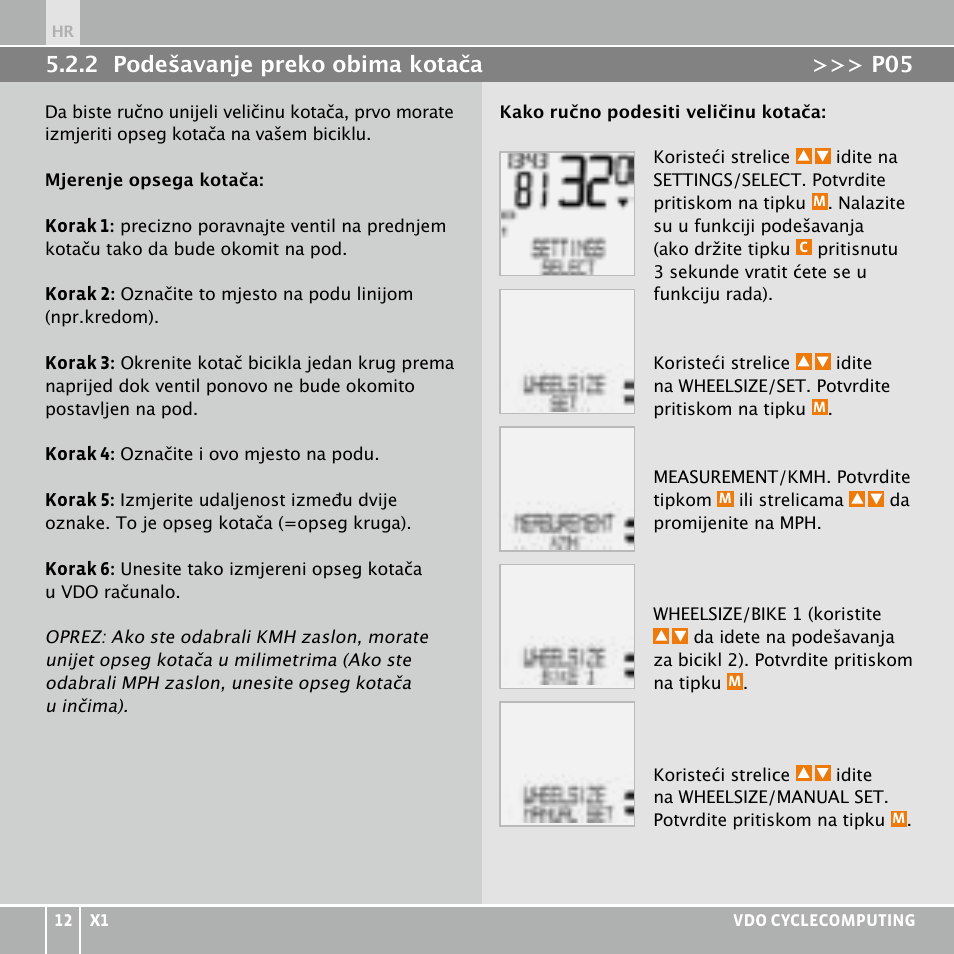 VDO WR X1 User Manual | Page 186 / 242