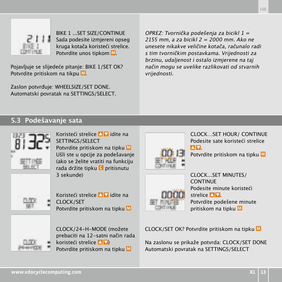 VDO WR X1 User Manual | Page 187 / 242