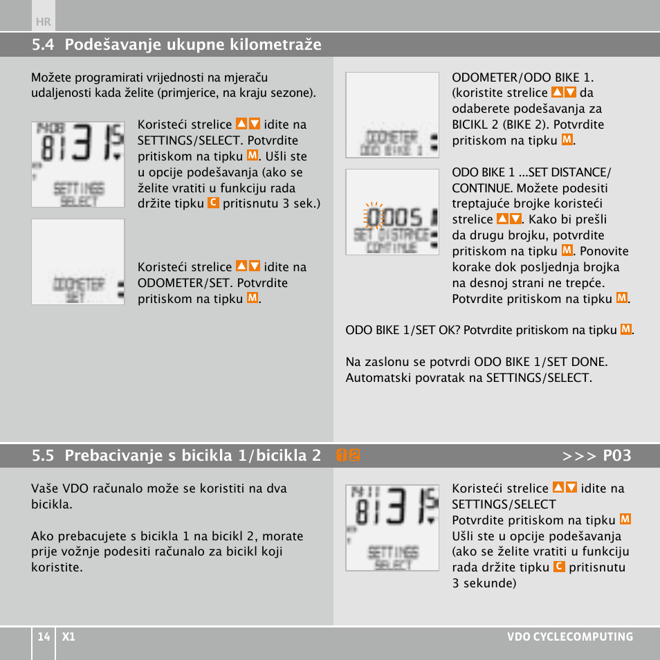 VDO WR X1 User Manual | Page 188 / 242