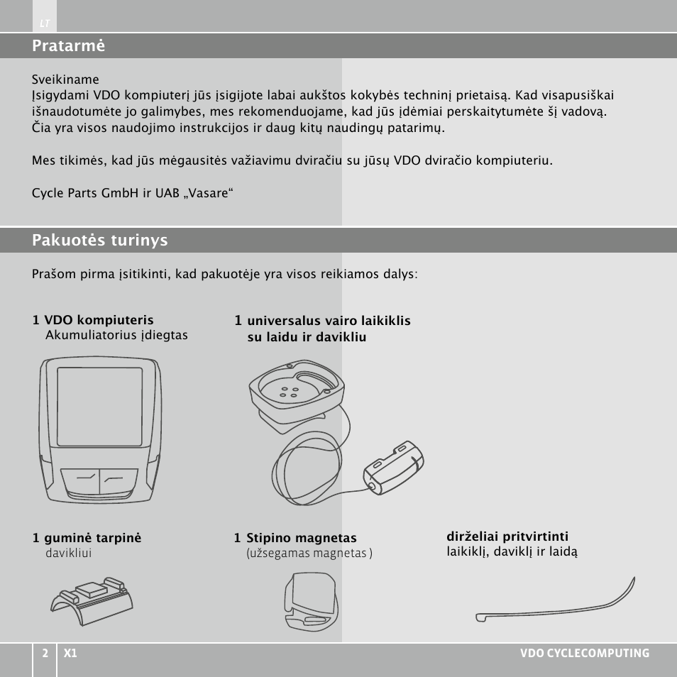 VDO WR X1 User Manual | Page 198 / 242
