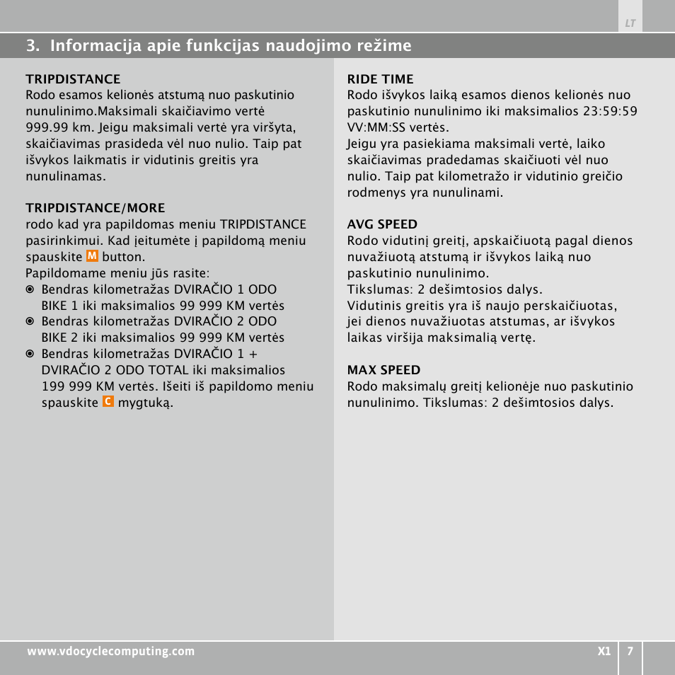 VDO WR X1 User Manual | Page 203 / 242