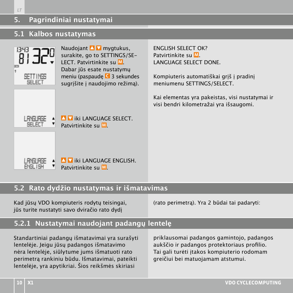 VDO WR X1 User Manual | Page 206 / 242
