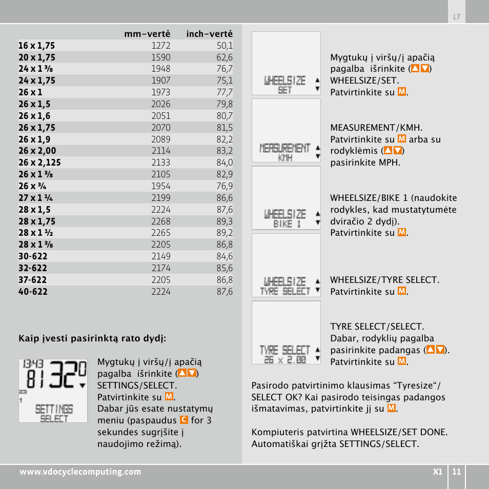 VDO WR X1 User Manual | Page 207 / 242