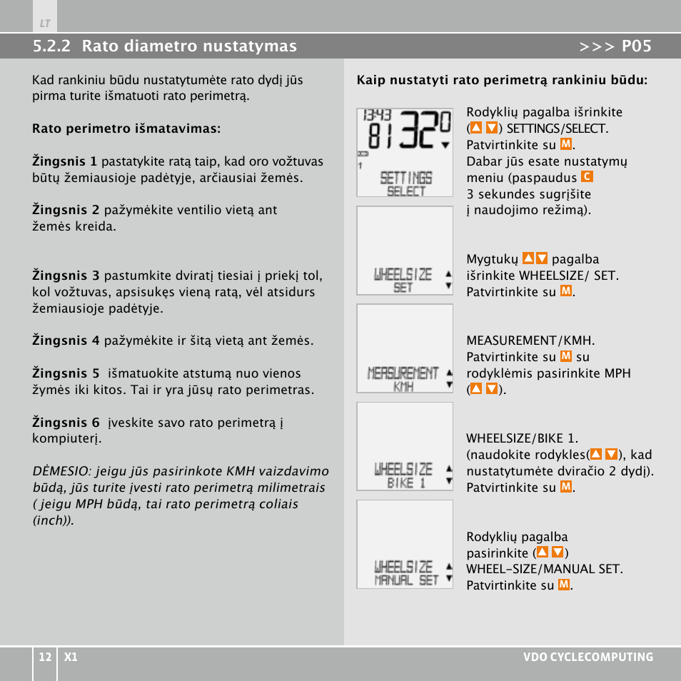 VDO WR X1 User Manual | Page 208 / 242