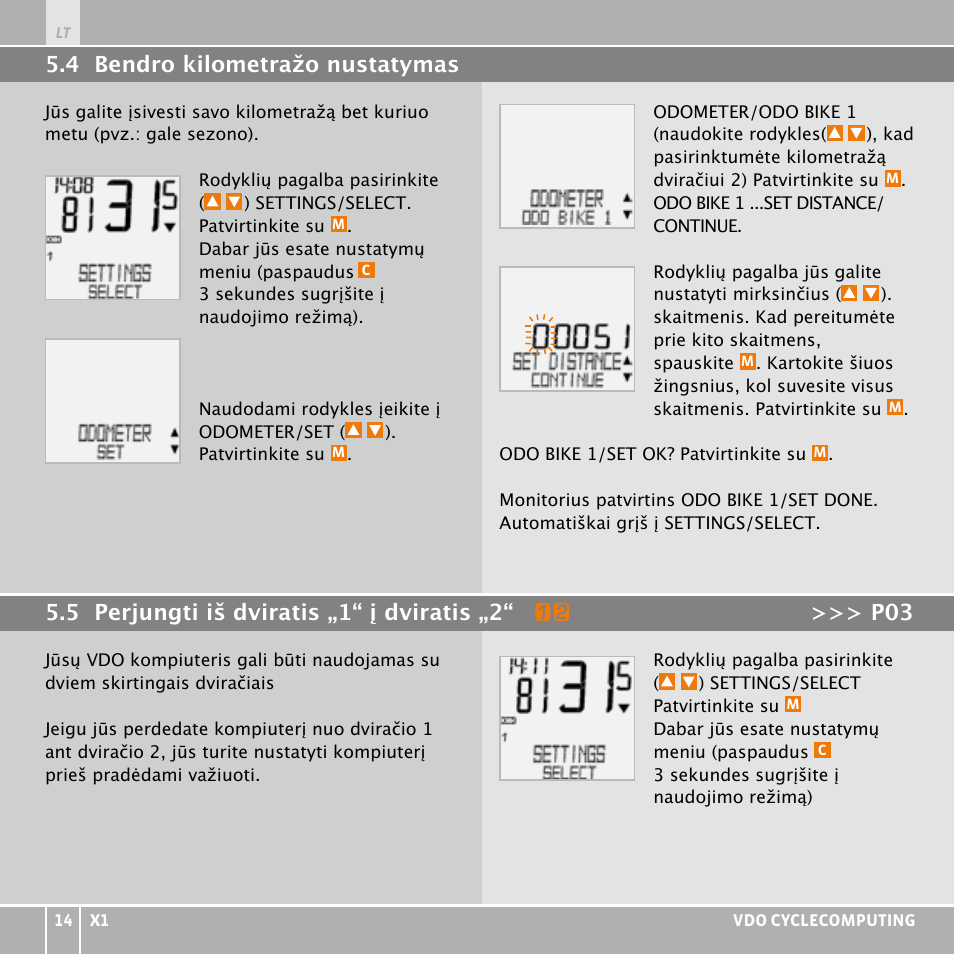 VDO WR X1 User Manual | Page 210 / 242