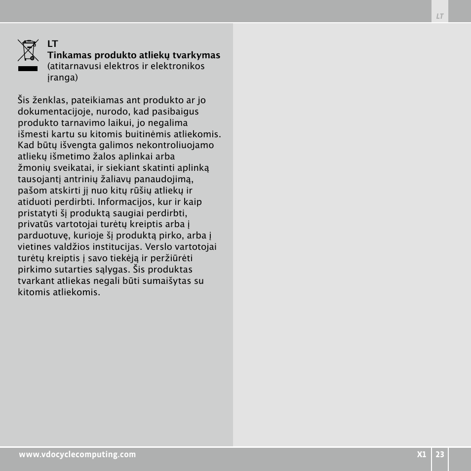 VDO WR X1 User Manual | Page 219 / 242