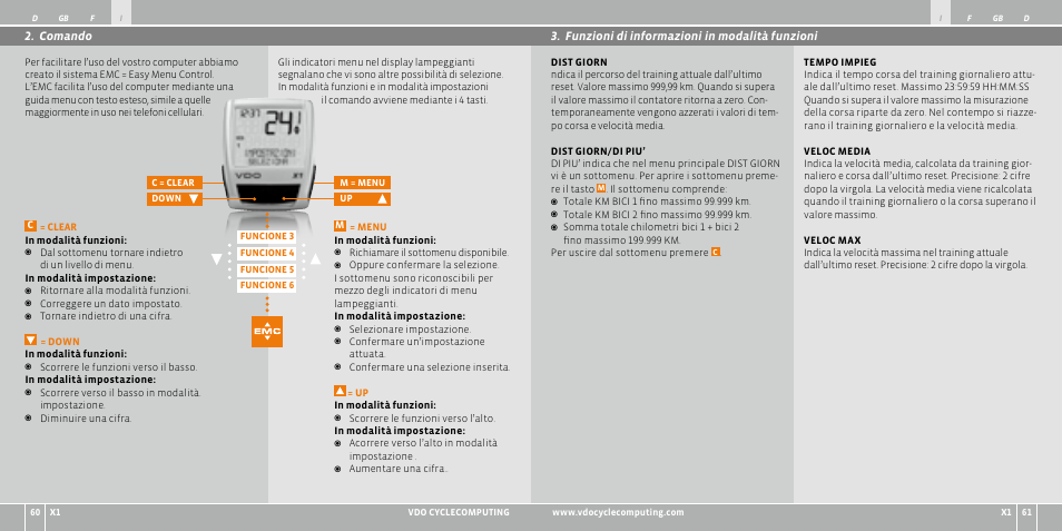 VDO WR X1 User Manual | Page 31 / 242
